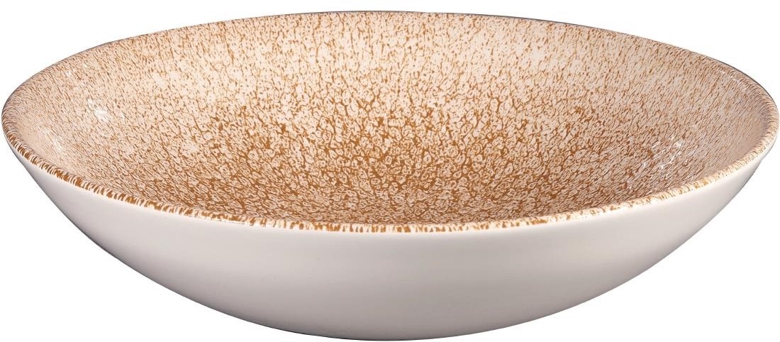  Churchill Assiettes coupe ronde Studio Prints Raku Garnet Orange 182mm (Lot de 12) 