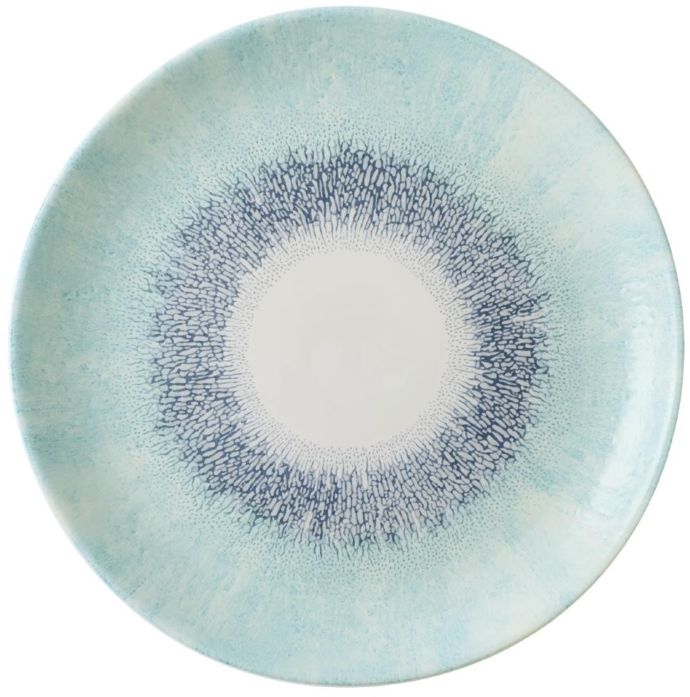  Churchill Assiettes rondes Studio Prints Fusion Blue 288mm (Lot de 12) 