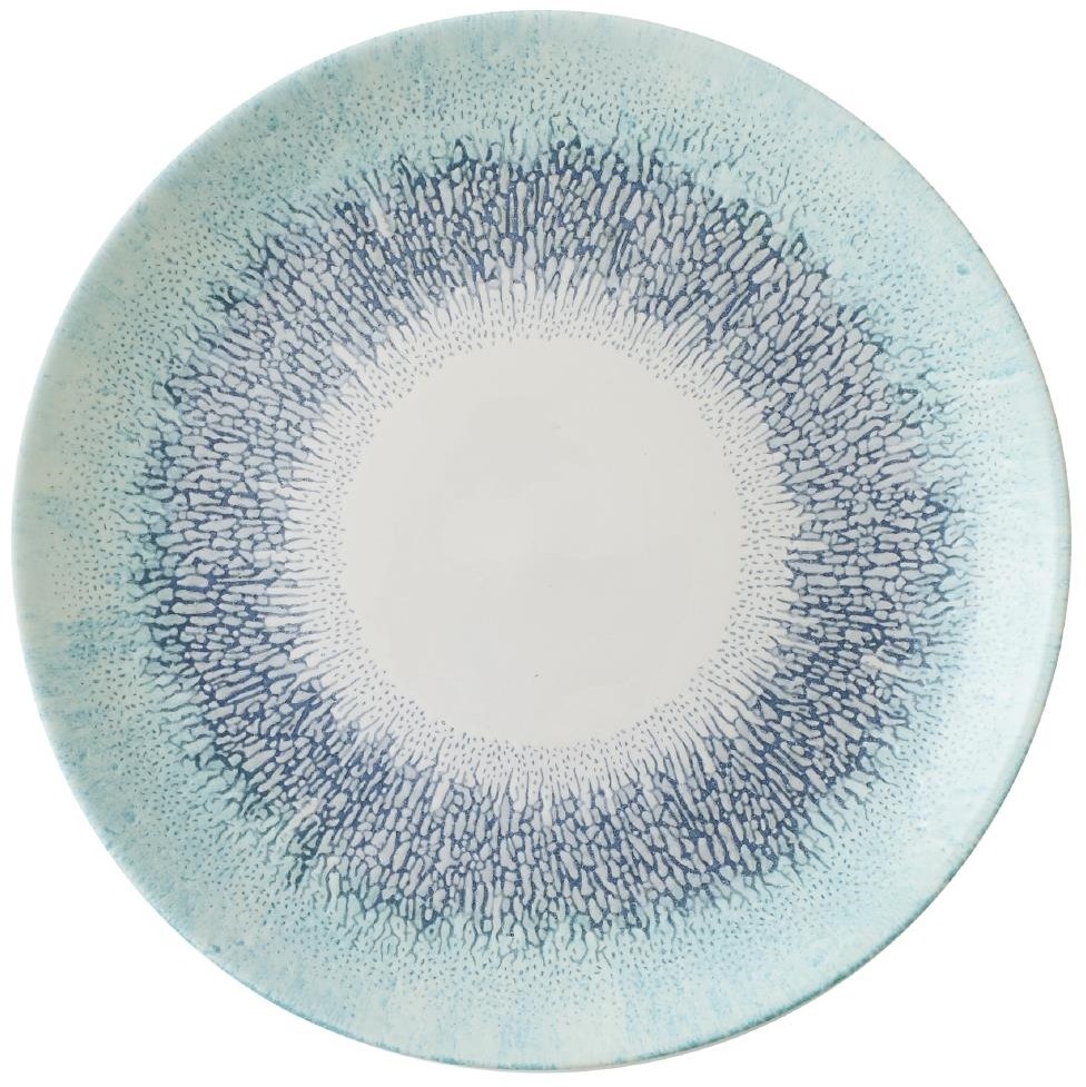  Churchill Assiettes rondes Studio Prints Fusion Blue 217mm (Lot de 12) 
