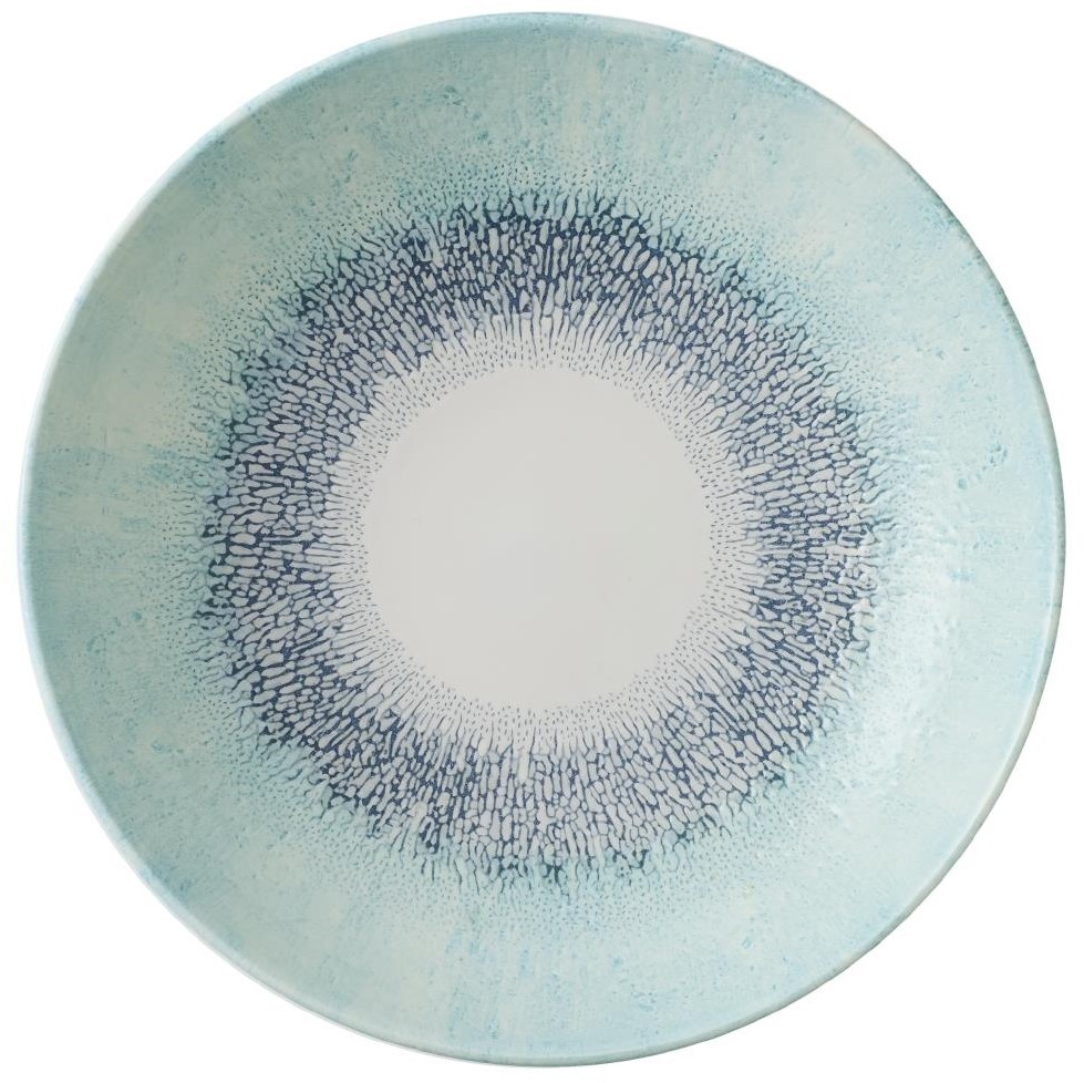  Churchill Assiettes coupe ronde Studio Prints Fusion Blue 248mm (Lot de 12) 