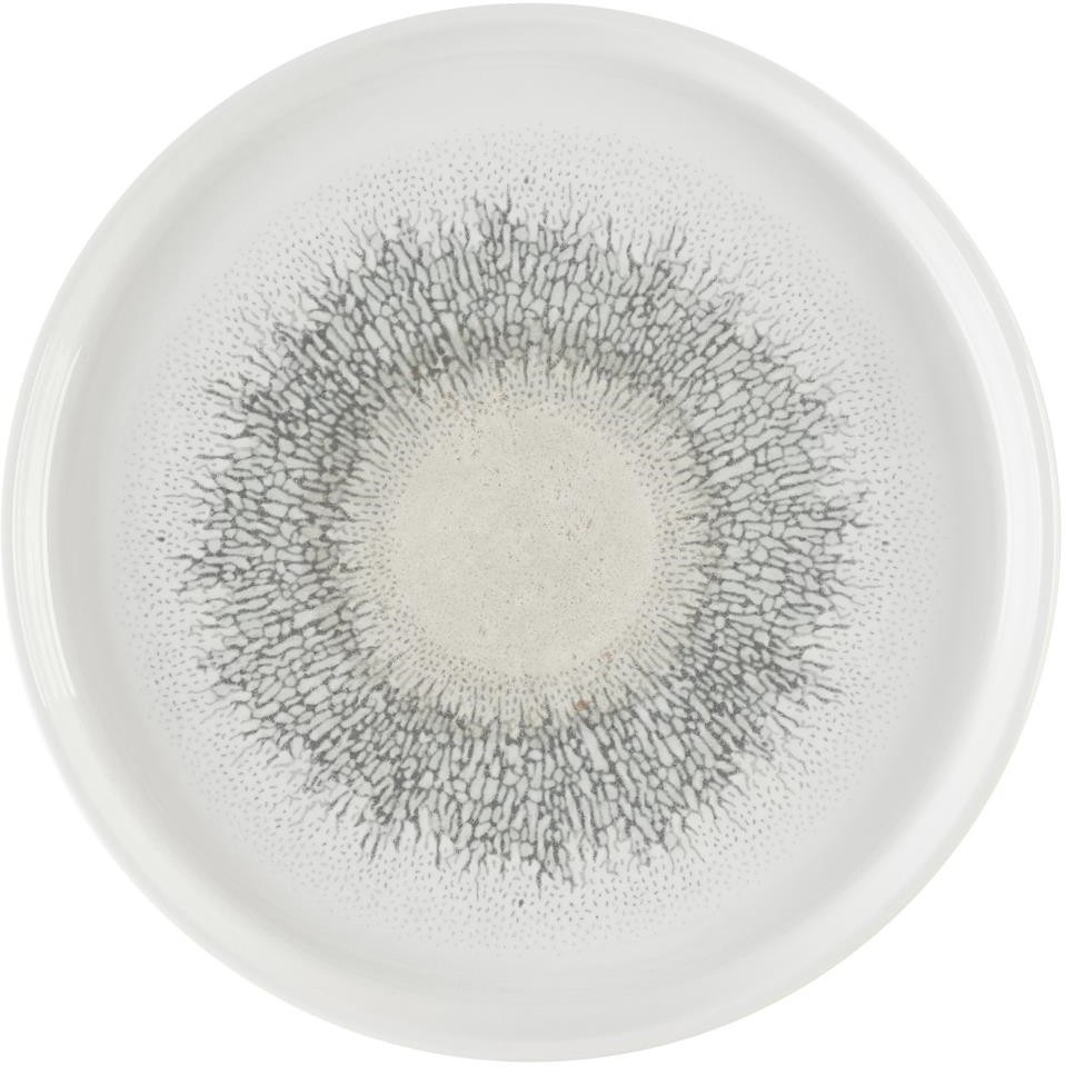  Churchill Assiettes avec rebord Studio Prints Fusion Agate Grey 260mm (Lot de 6) 
