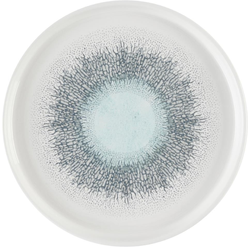  Churchill Assiettes avec rebord Studio Prints Fusion Aquamarine 210mm (Lot de 6) 
