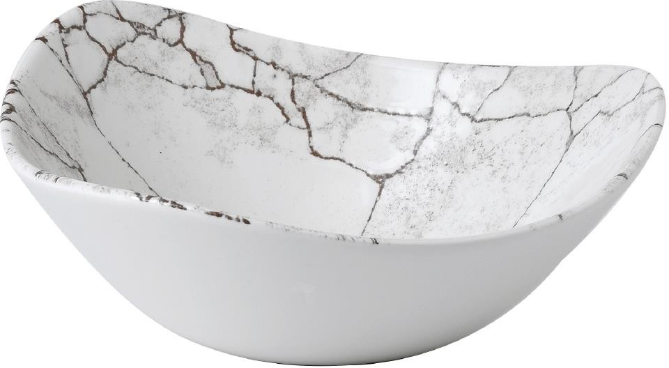  Churchill Bols triangulaires Studio Prints Kintsugi Agate Grey Lotus 177mm (Lot de 12) 