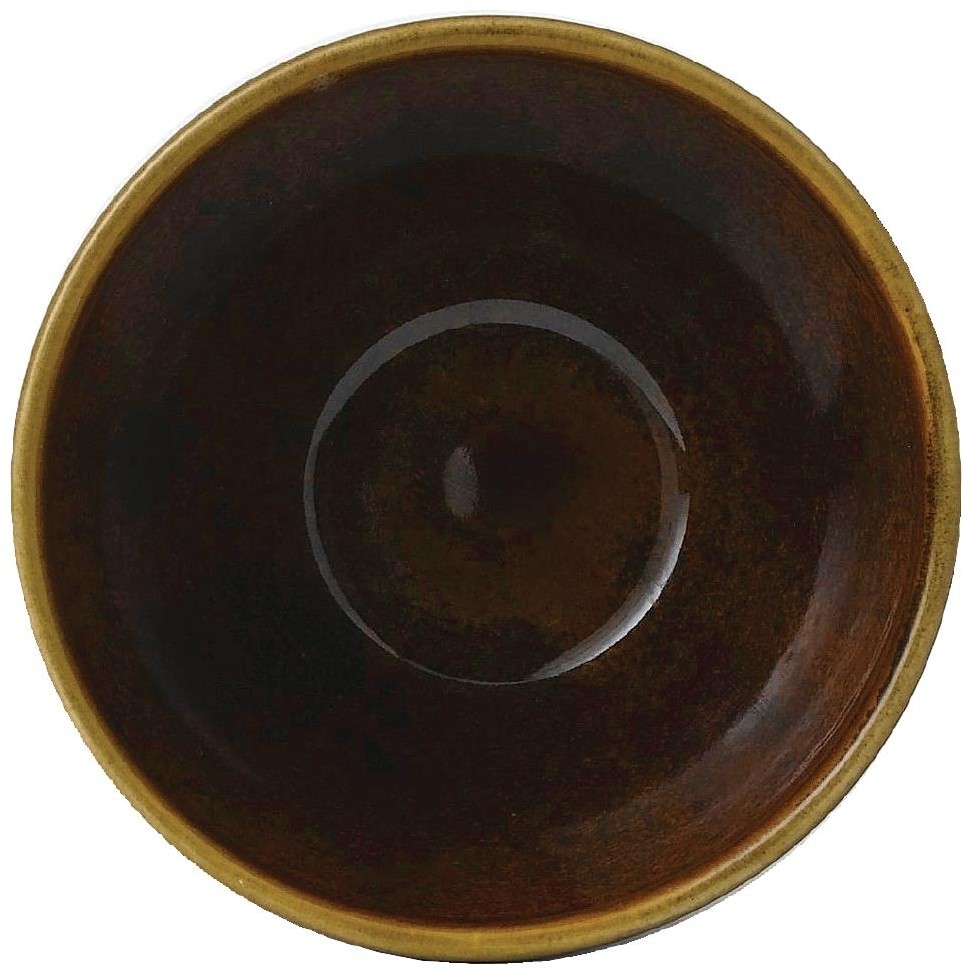  Churchill Bols profonds Super Vitrified Nourish Black Onyx deux tons 240ml (Lot de 12) 