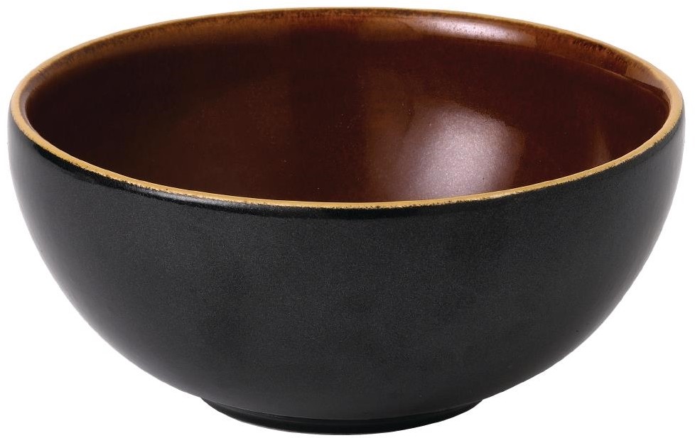  Churchill Bols &agrave; soupe Super Vitrified Nourish Tokyo Black 770ml (Lot de 6) 