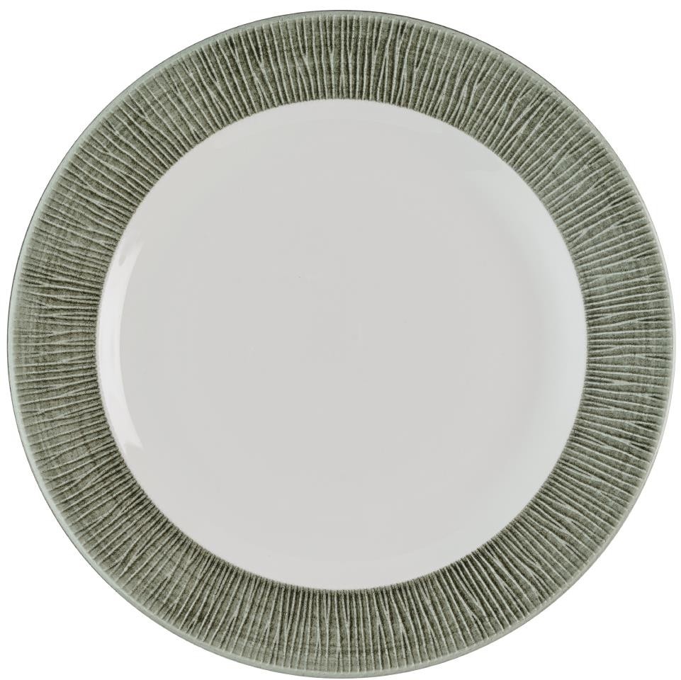 Churchill Assiettes classiques Bamboo Ceramic Spinwash Alpine 273mm (Lot de 12) 