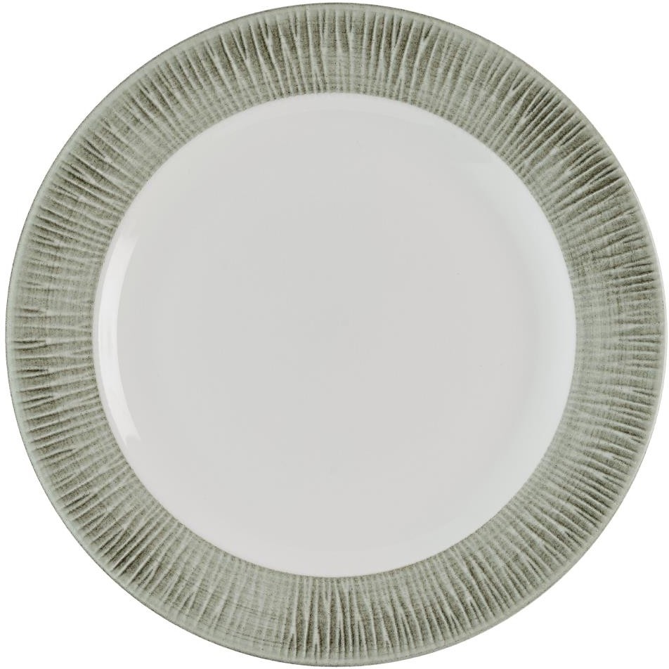  Churchill Assiettes classiques Bamboo Ceramic Spinwash Alpine 157mm (Lot de 12) 