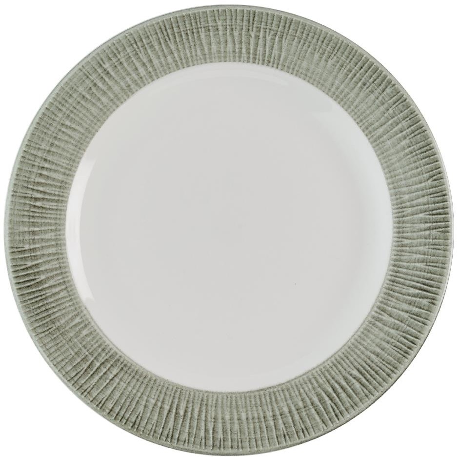  Churchill Assiettes classiques Bamboo Ceramic Spinwash Alpine 233mm (Lot de 12) 