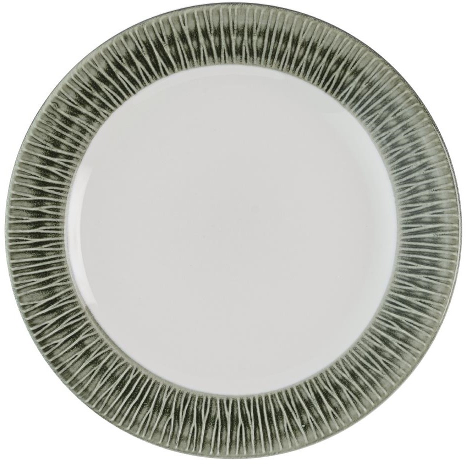  Churchill Assiettes classiques Bamboo Ceramic Spinwash Alpines 167mm (Lot de 12) 