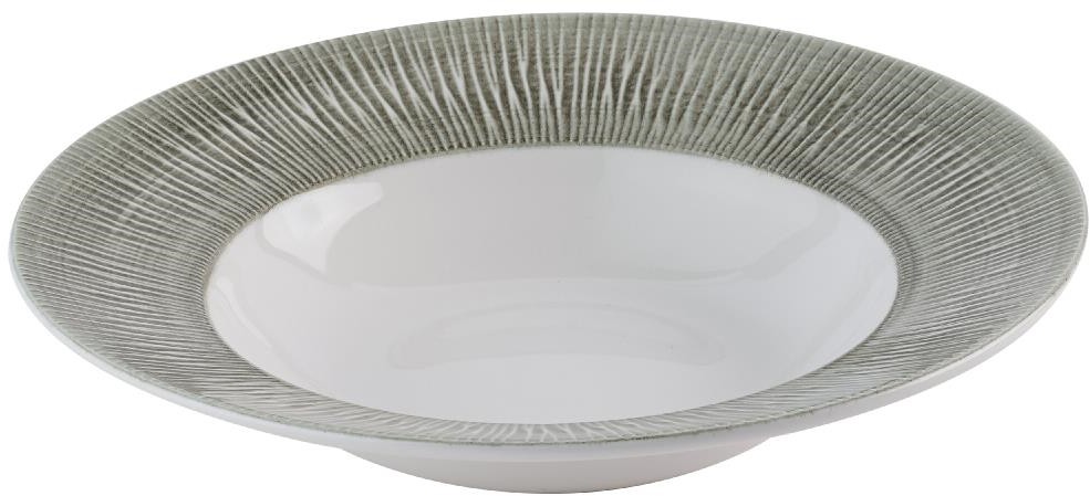  Churchill Assiettes &agrave;bord large Bamboo Ceramic Spinwash Alpine 280mm (Lot de 12) 