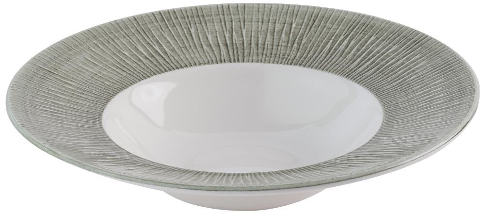  Churchill Assiettes &agrave; bord large Bamboo Ceramic Spinwash Alpine 231mm (Lot de 12) 