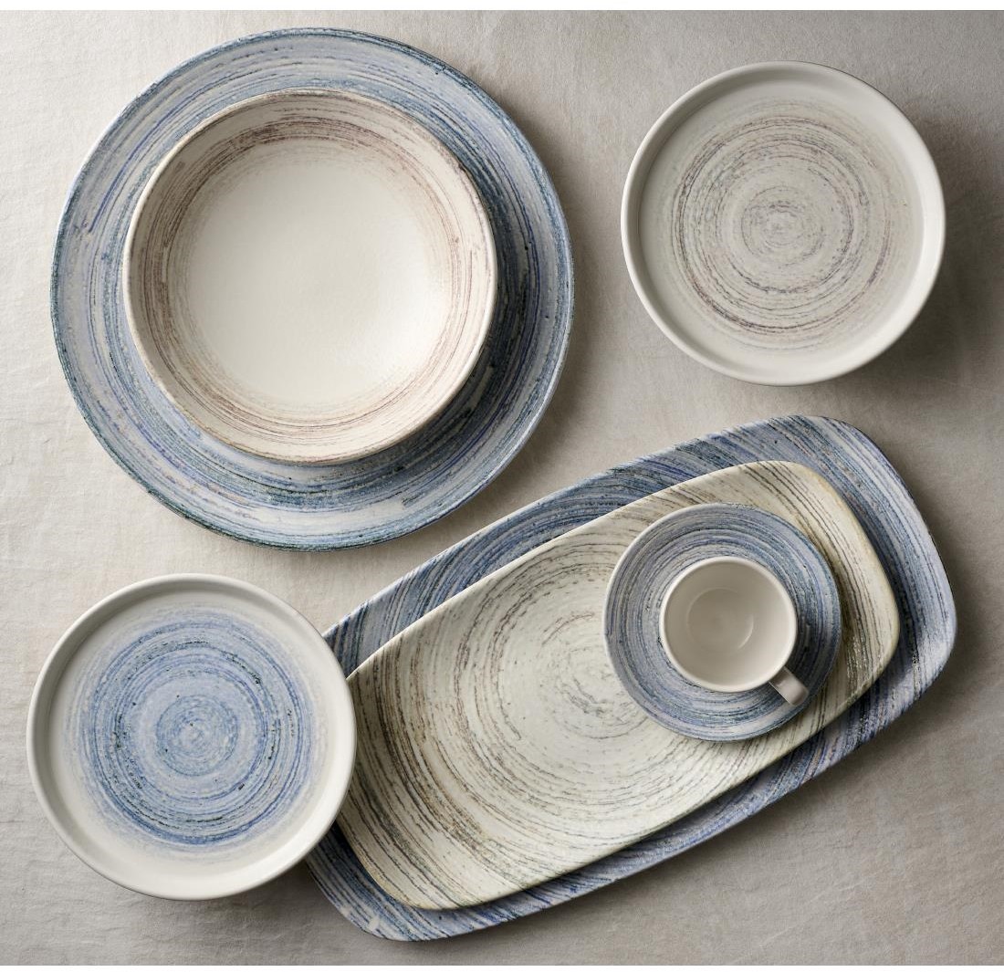 Churchill Assiettes rondes Elements Coast Evolve 285mm (Lot de 12) 