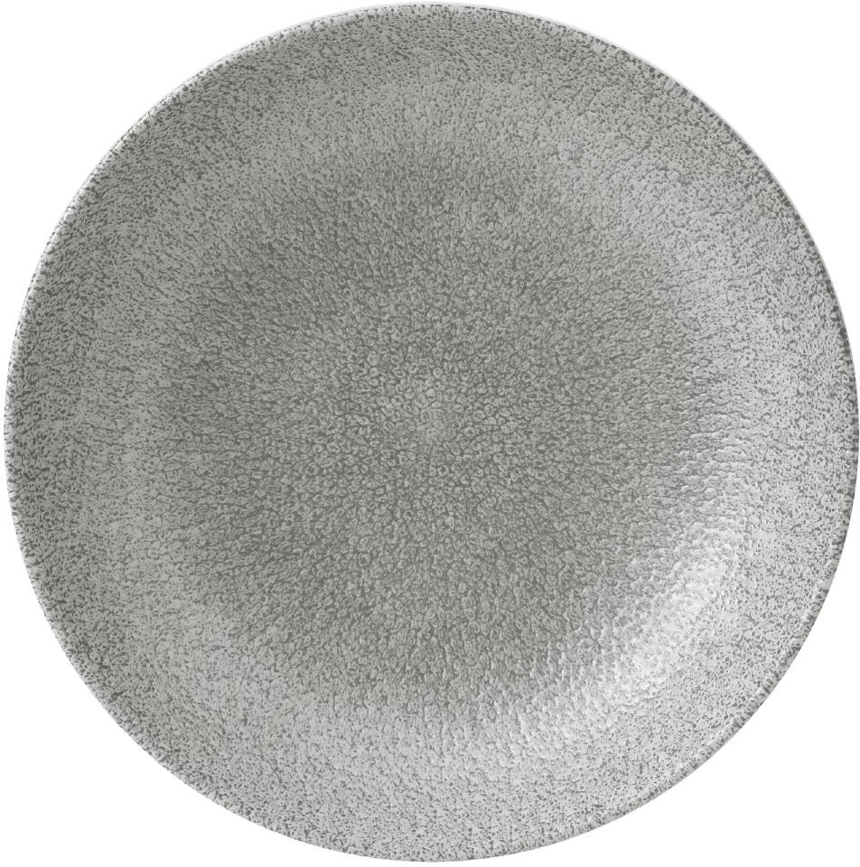 Churchill Assiettes coupes rondes Raku Evolve Jasper Grey 248mm (Lot de 12) 