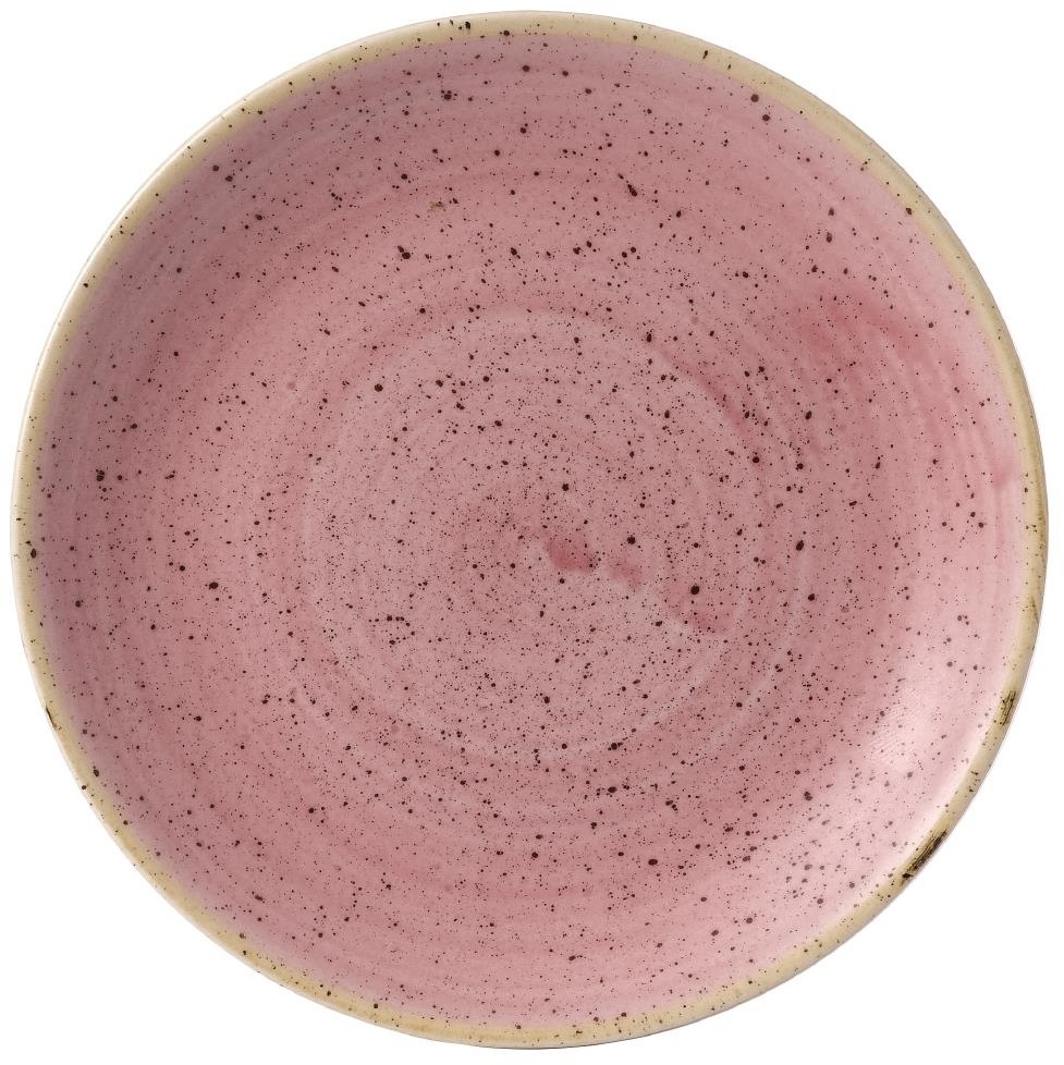  Churchill Assiettes rondes Petal Stonecast Pink 165mm (Lot de 12) 