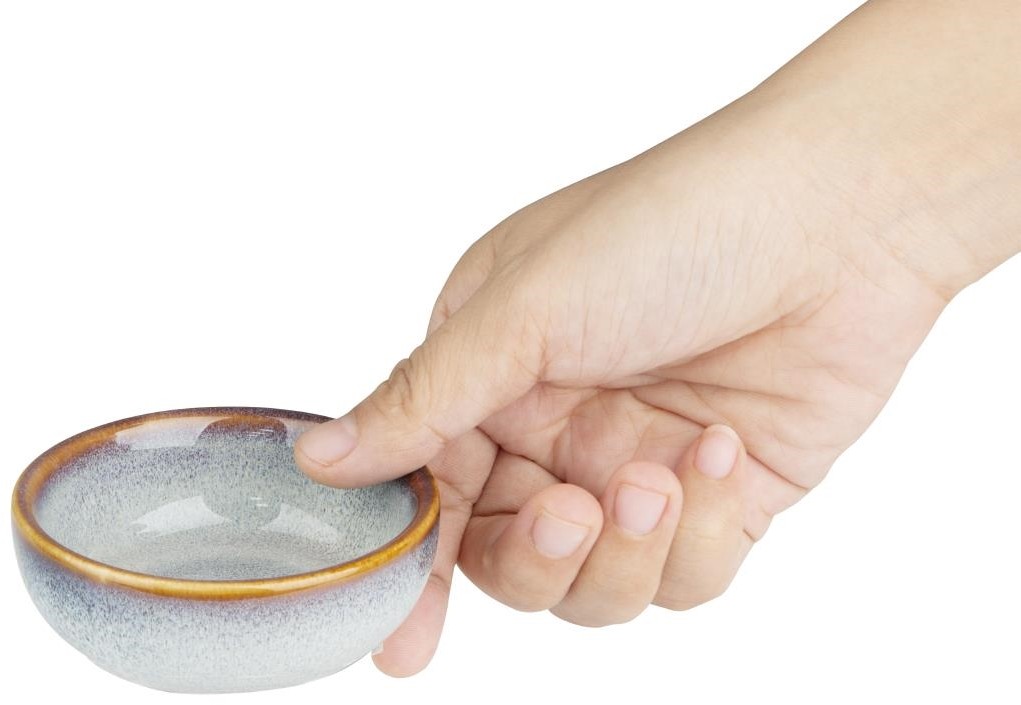  Olympia Pots &agrave; sauce Drift gris uni 78 mm (lot de 8) 