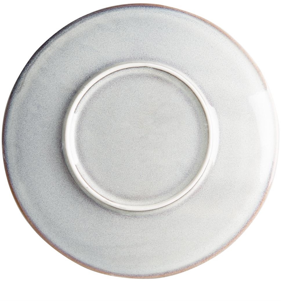  Olympia Assiettes plates Drift en relief gris 220mm (lot de 6) 