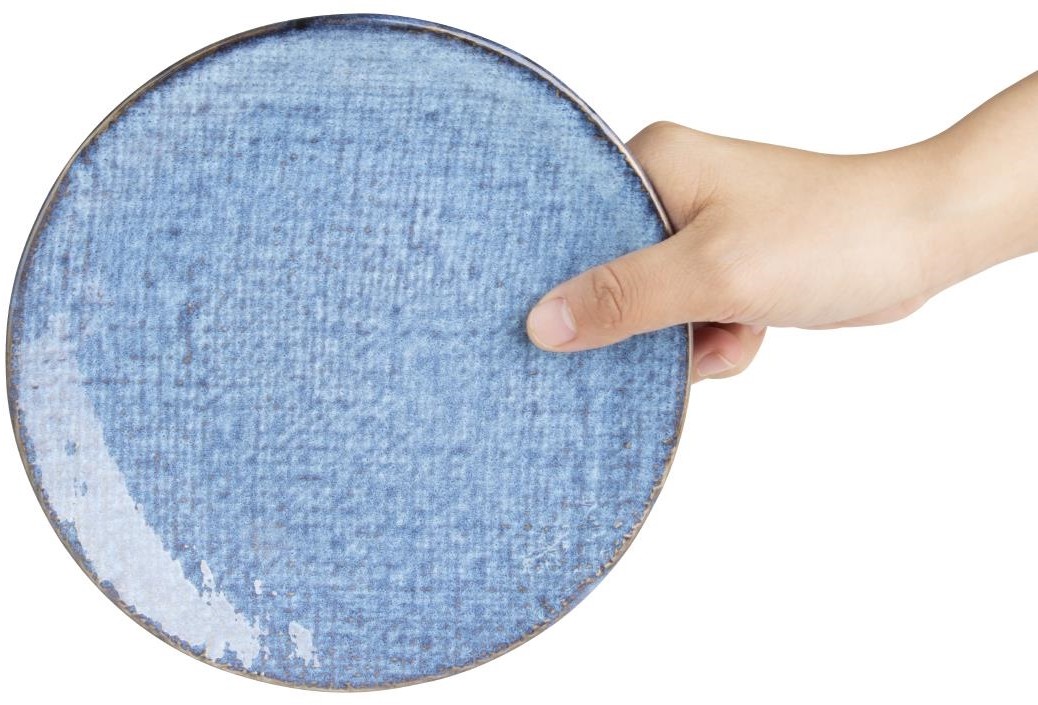  Olympia Assiettes plates Denim Blue 180 mm (lot de 6) 