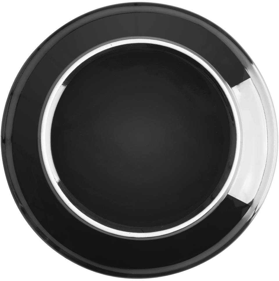  Olympia Assiettes creuses Caf&eacute; noires 205mm (lot de 12) 