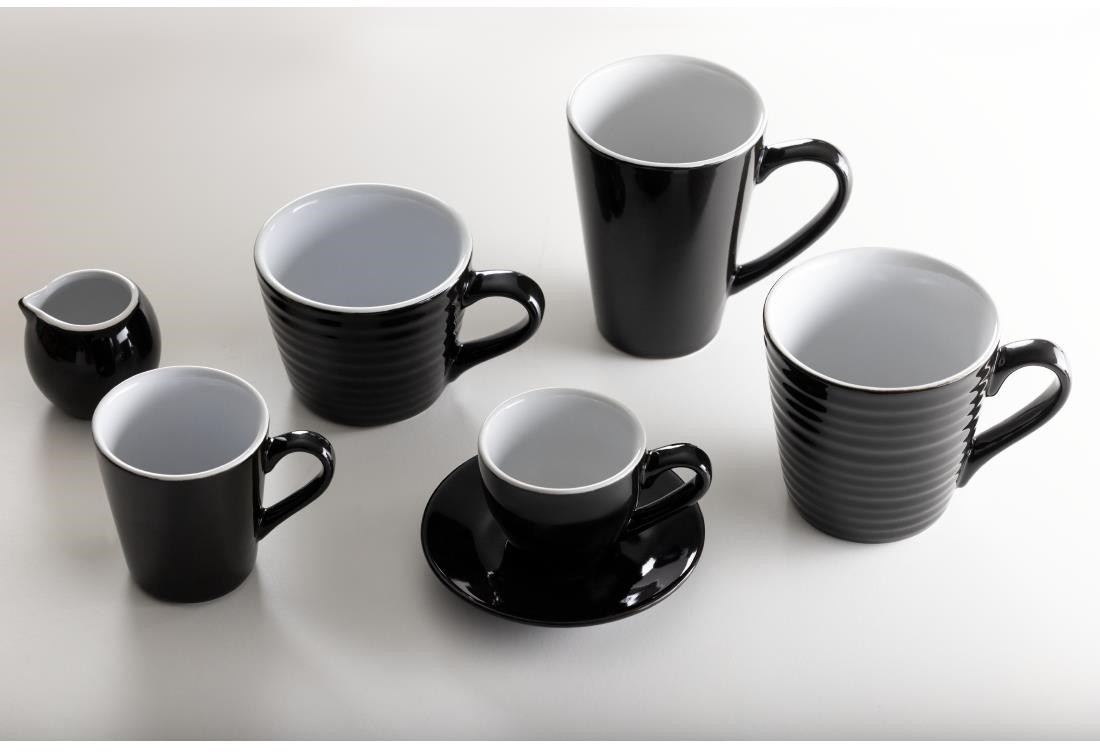  Olympia Tasses &agrave; latte Caf&eacute; noires 340ml (lot de 12) 