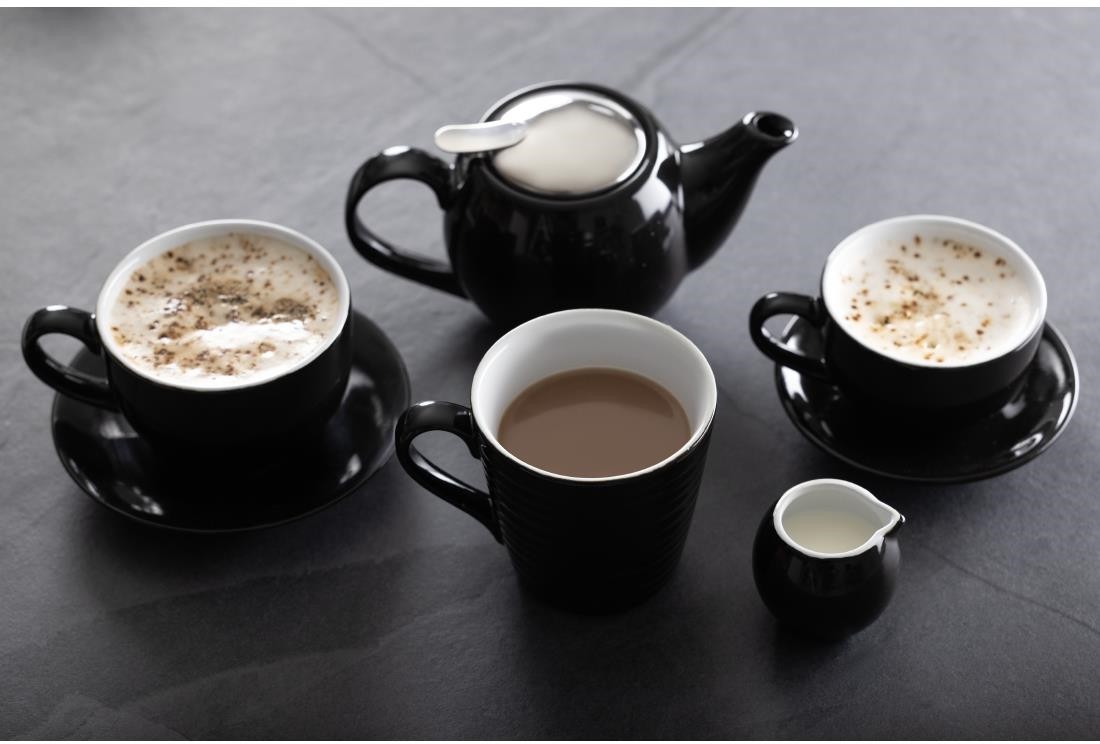  Olympia Mugs Aroma Caf&eacute; noirs 230ml (lot de 6) 