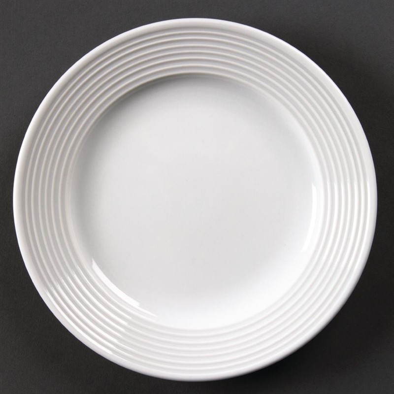  Olympia Assiettes &agrave; bord large Linear 150mm 