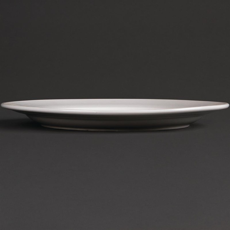  Olympia Assiettes &agrave; bord large Linear 250mm 