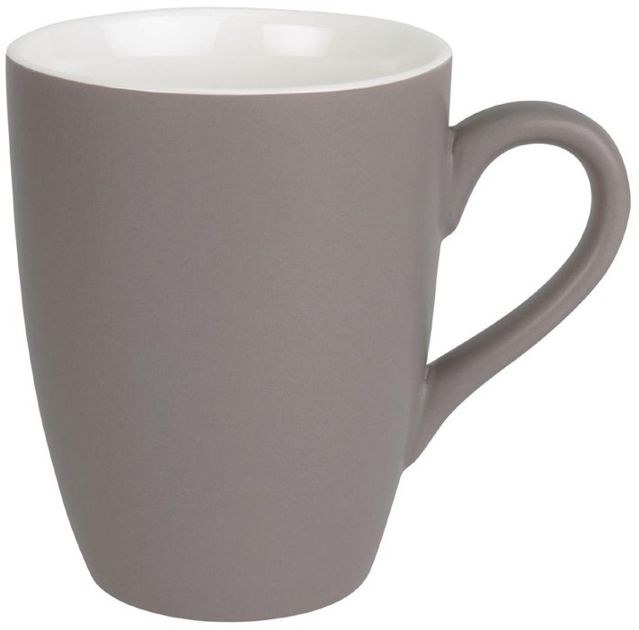  Olympia Mug pastel mat en porcelaine gris 320ml 