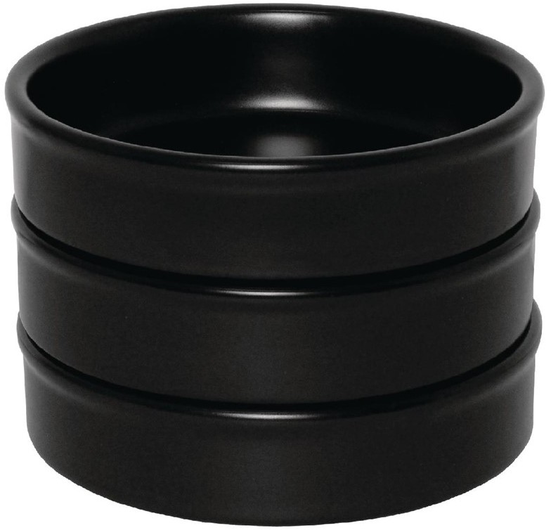  Olympia Plats empilables noirs 134mm Olympia 