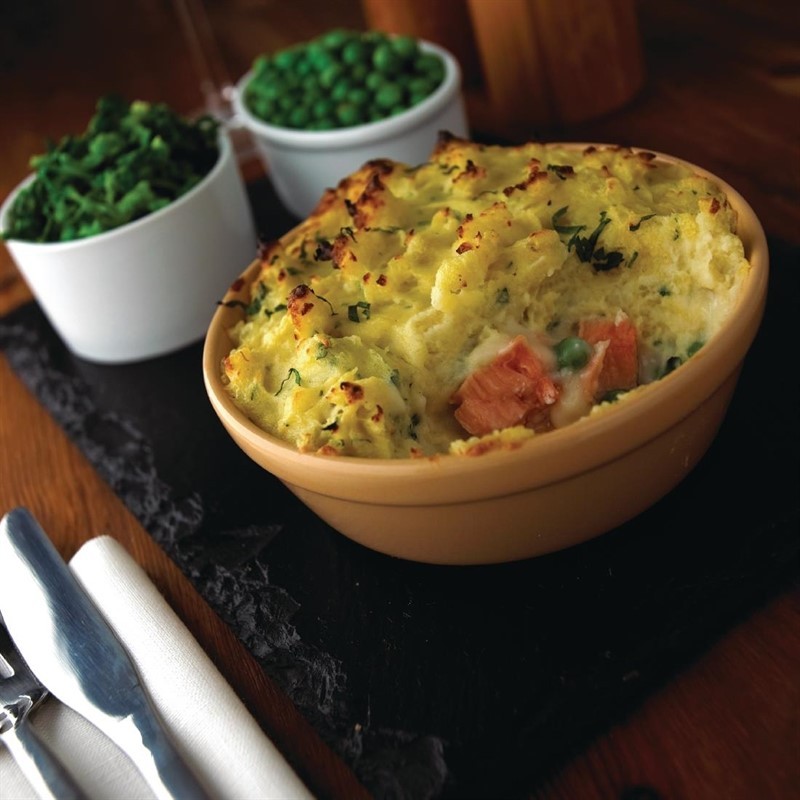  Olympia Plats &agrave; gratin ronds en gr&egrave;s 156mm 