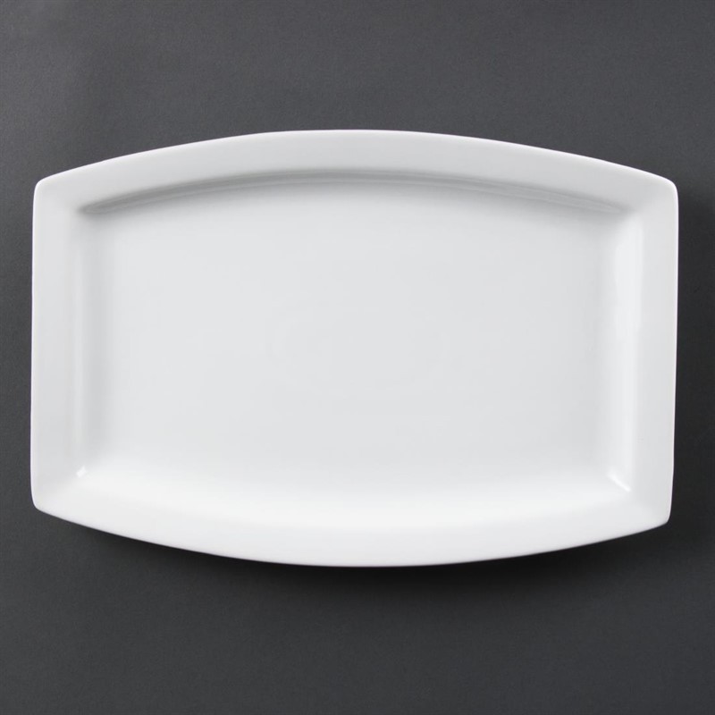  Olympia Assiette rectangulaire Whiteware 320mm 