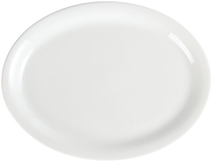  Olympia Assiettes ovales blanches 295mm 