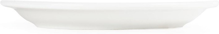 Olympia Assiettes &agrave; bord &eacute;troit blanches 150mm 