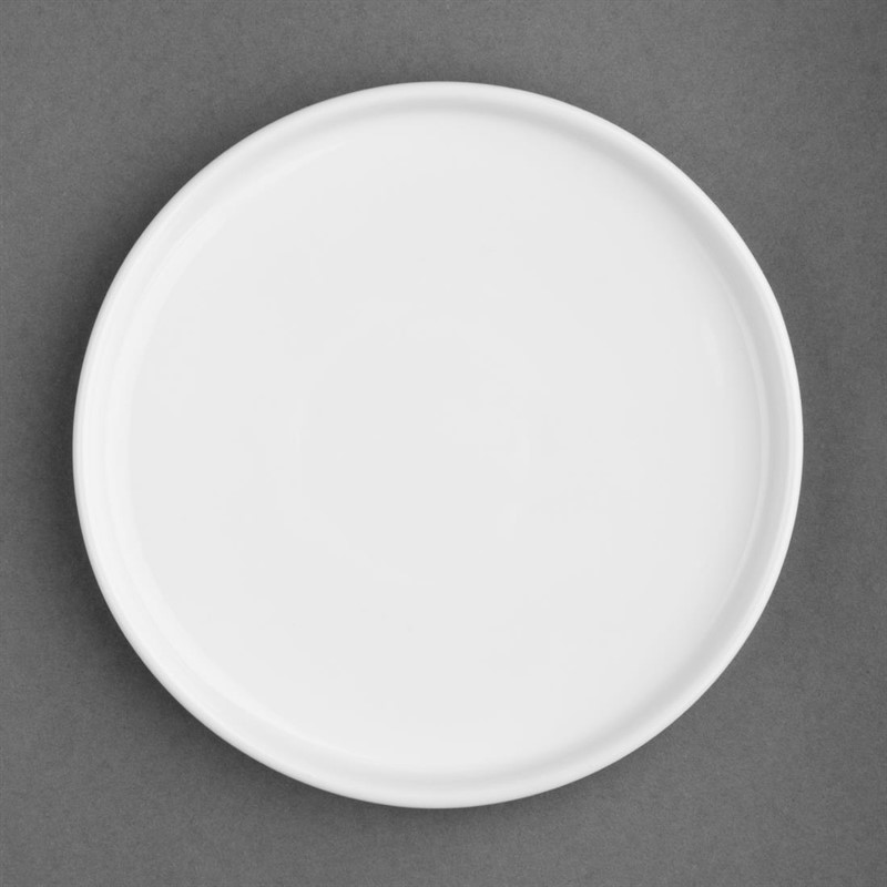  Olympia Assiettes plates rondes Whiteware 210mm (lot de 6) 