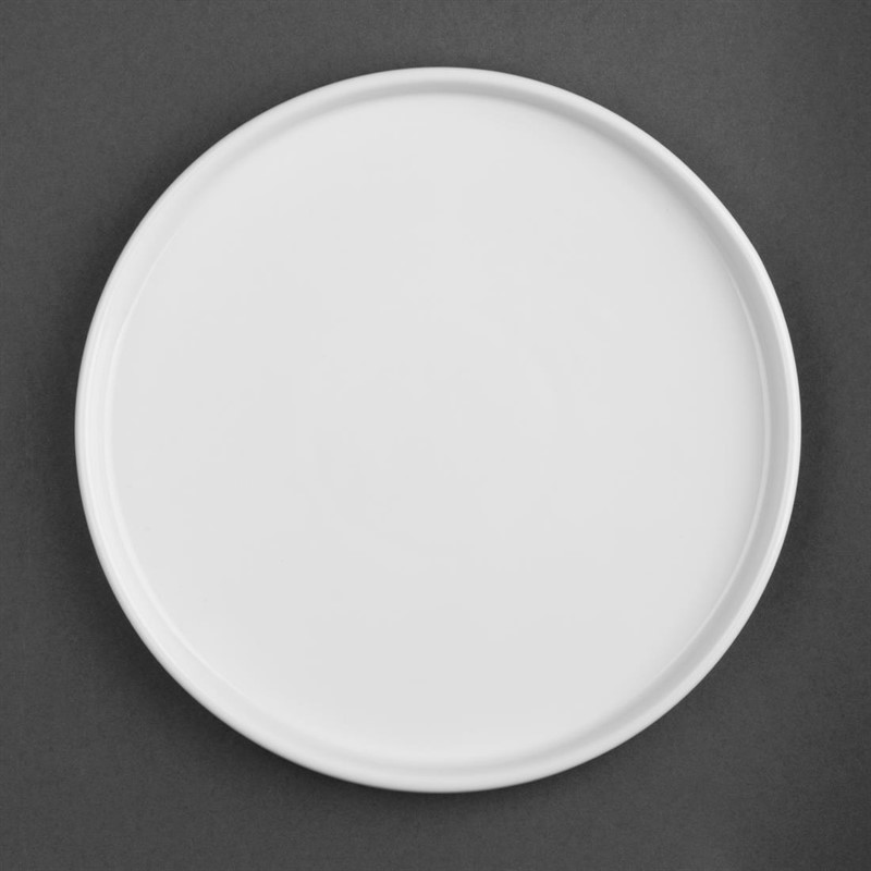  Olympia Assiettes plates rondes Whiteware 268mm (lot de 4) 