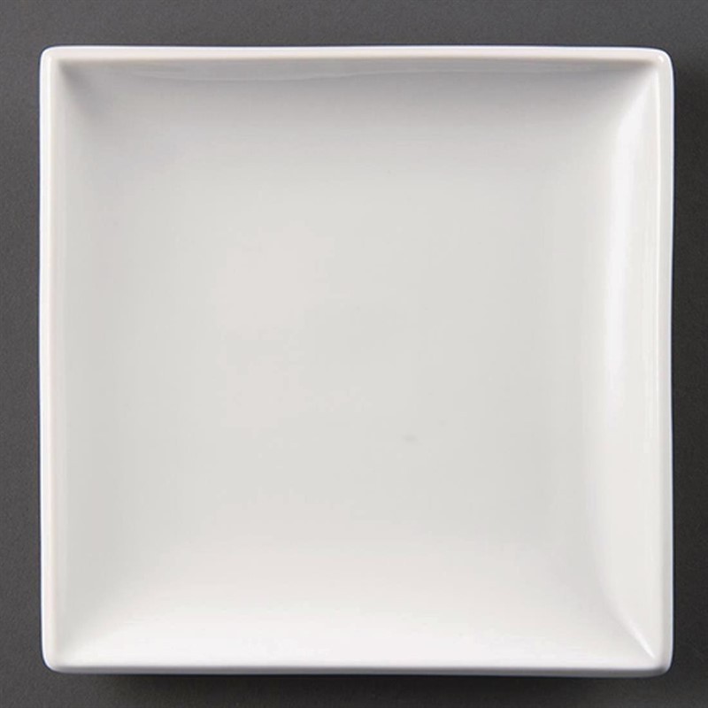  Olympia Assiettes carr&eacute;es blanches 295mm 