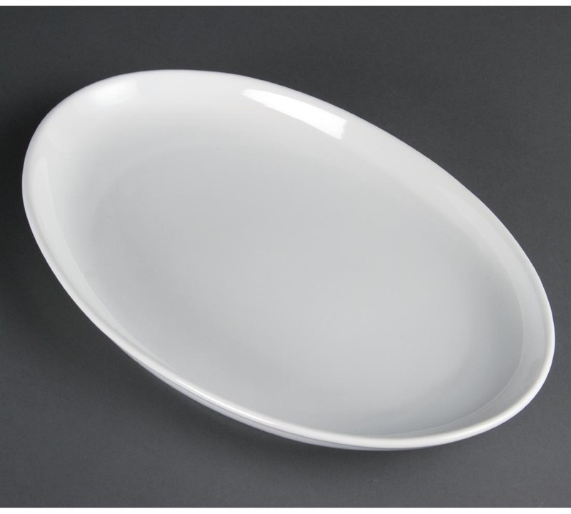  Olympia Assiettes creuses ovales 365 x 235mm 