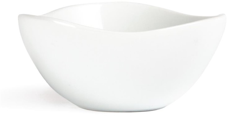  Olympia Bols forme ondul&eacute;e blancs 105mm 