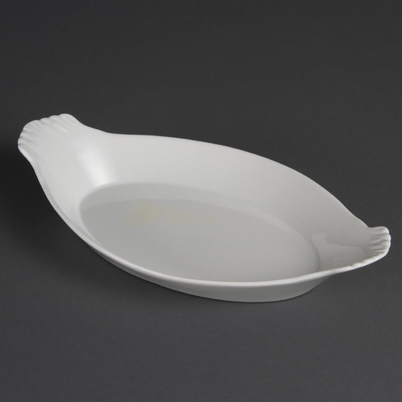  Olympia Plats ovales &agrave; oreilles blancs 320 x 177mm 