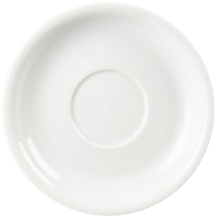  Olympia Soucoupes pour tasses &agrave; cappuccino blanches 160mm Olympia 
