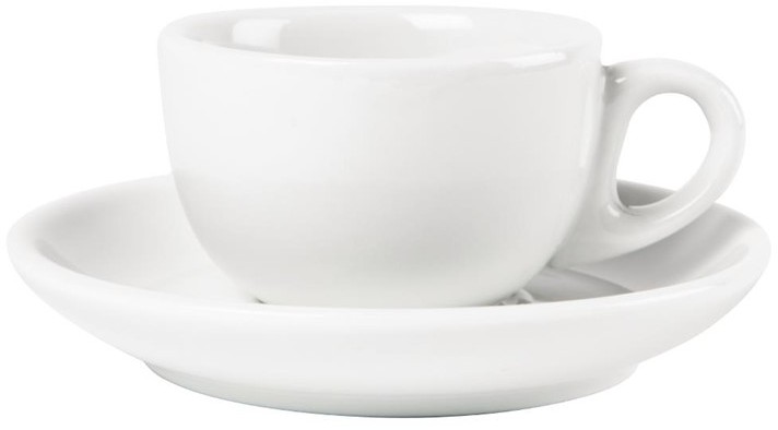  Olympia Soucoupes pour tasses &agrave; espresso blanches Olympia 
