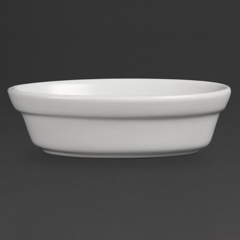  Olympia Plats &agrave; gratin ovales blancs 145 x 104mm 