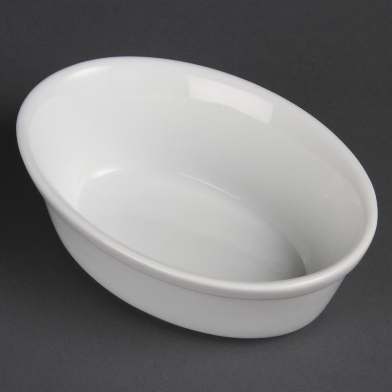  Olympia Plats &agrave; gratin ovales blancs 161 x 116mm 