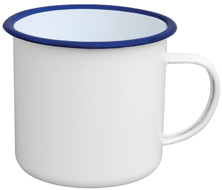  Olympia Grand mug à soupe en acier émaillé 670ml 