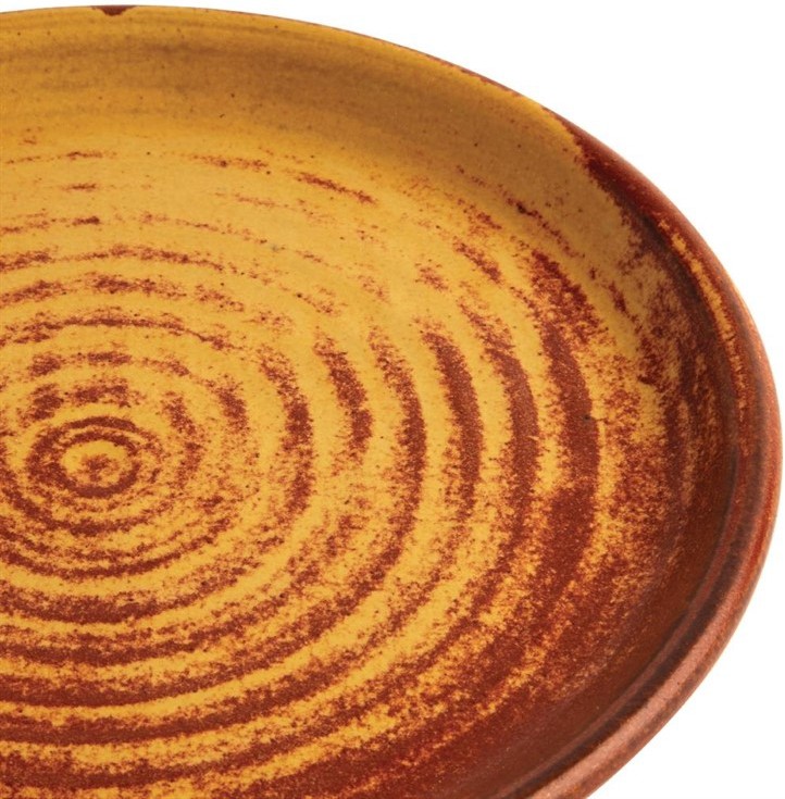  Olympia Assiettes plates terre de sienne Canvas 18 cm 