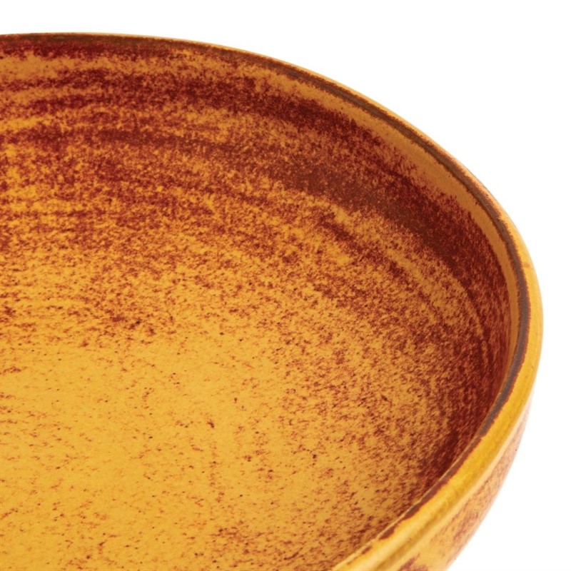  Olympia Assiettes creuses calottes terre de sienne Canvas 23 cm 