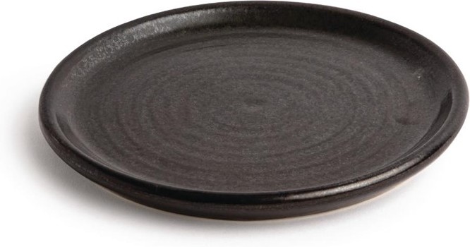  Olympia Assiettes plates noir mat Canvas 18 cm 