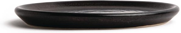  Olympia Assiettes plates noir mat Canvas 18 cm 