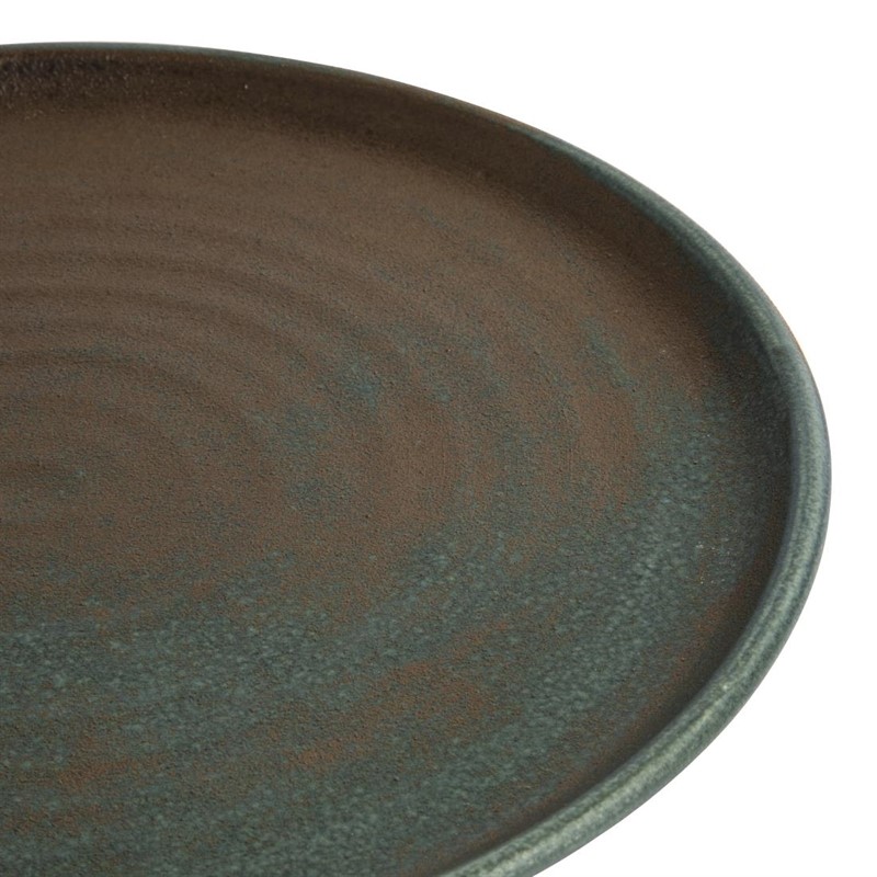  Olympia Assiettes plates vert bronze Canvas 26,5 cm 