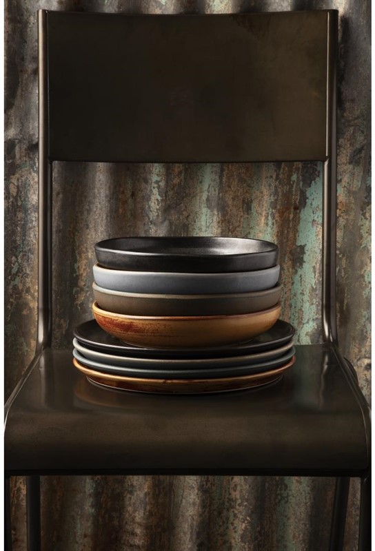  Olympia Assiettes plates vert bronze Canvas 26,5 cm 