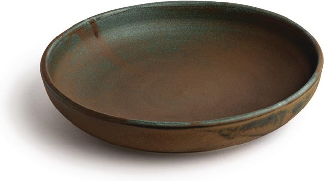  Olympia Assiettes creuses calottes vert bronze Canvas 23 cm 